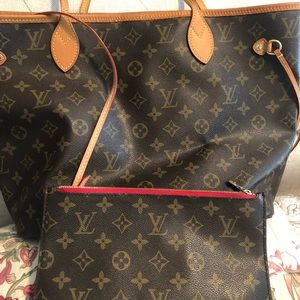 LV tote, not authentic
